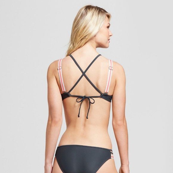 Xhilaration Sport Elastic Bralette Bikini Set - Picture 2 of 9